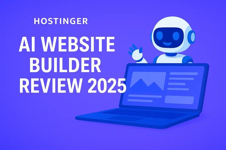 Hostinger AI Website Builder dashboard showcasing modern website templates
